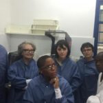 Michèle Boccoz, the French health ambassador in charge of HIV and communicable diseases visits the CePRef laboratory, a key partner of OPP-ERA project in Ivory Coast