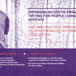 2 new practical resources to improve access to viral load testing for people living with HIV